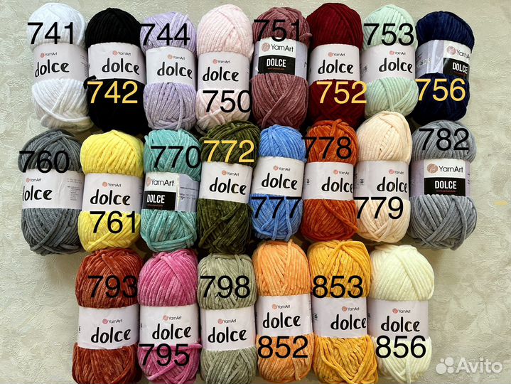 Пряжа YarnArt Dolce / Dolce Baby (дольче/бейби)