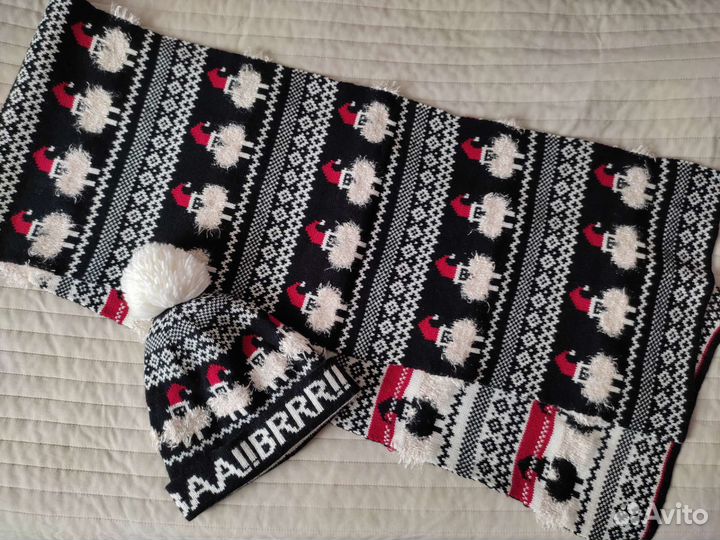 Комплект шапка и шарф