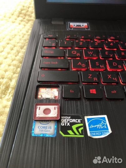 Игровой ноутбук asus / core i5 / GTX 1050