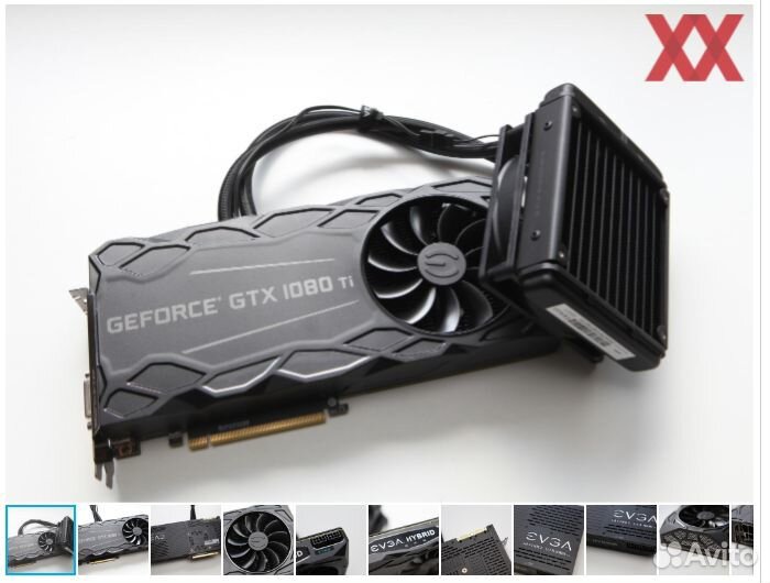 Gtx 1080 ti evga водянка 11гб gddr5x