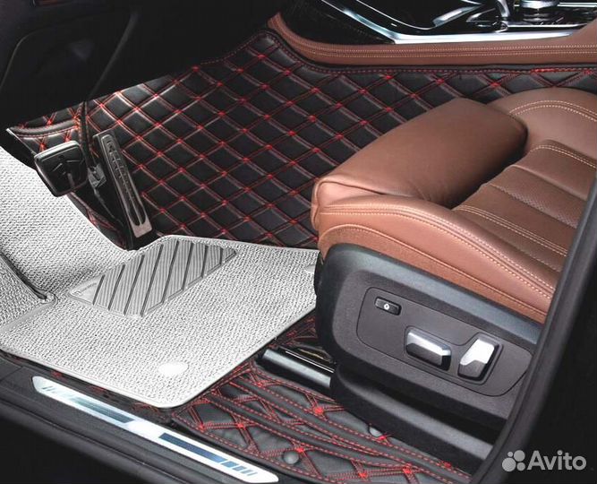 3D Коврики Exeed Салон Багажник из Экокожи