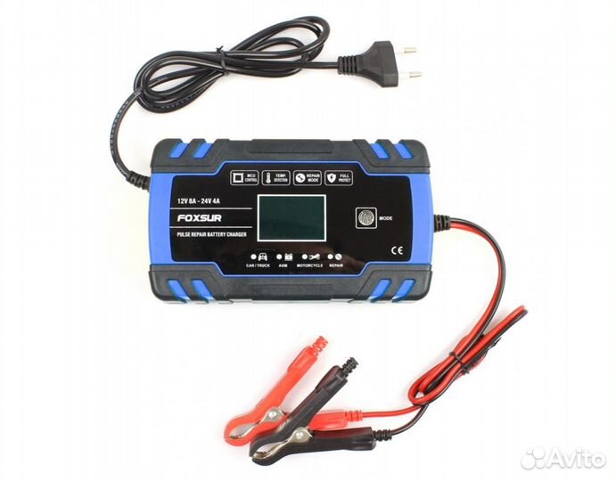 Умное зарядное устройство для акб 12/24В 8А