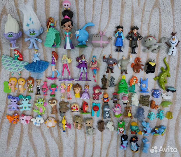 Киндеры,фигурки,тролли,пушин,миньоны,pusheen