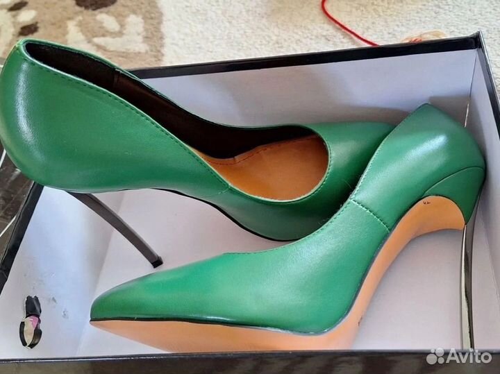 Женские туфли лодочки кожа