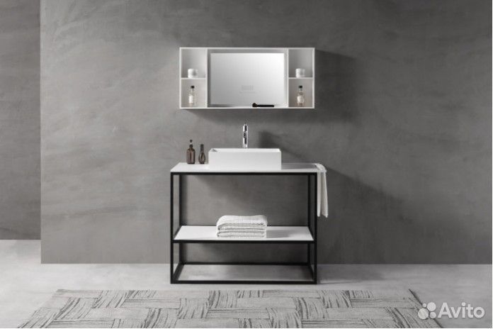 Консоль с раковиной Abber Stein AS2631 106 см