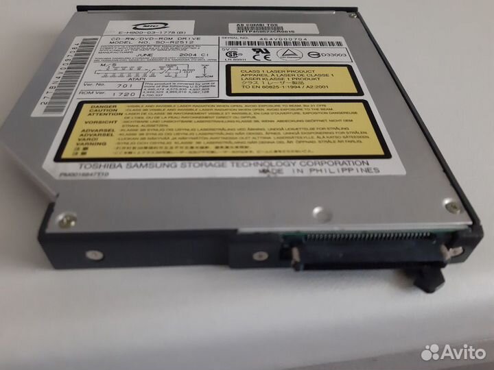 CD-RW/DVD-ROM drive