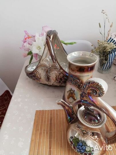 Набор посуды перламутр