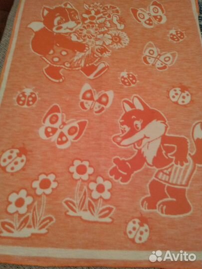 Одеяло детское байковое с пододеяльником