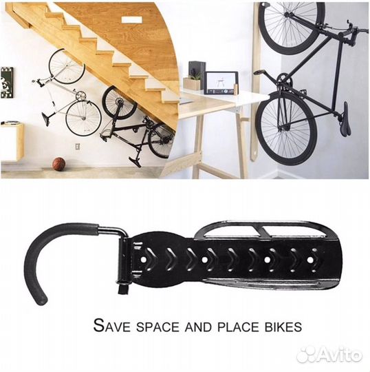 Держатель для велосипеда на стену за колесо