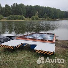 Тримаран-плот-платформа