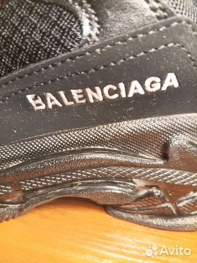 Balenciaga кроссовки Triple S Black