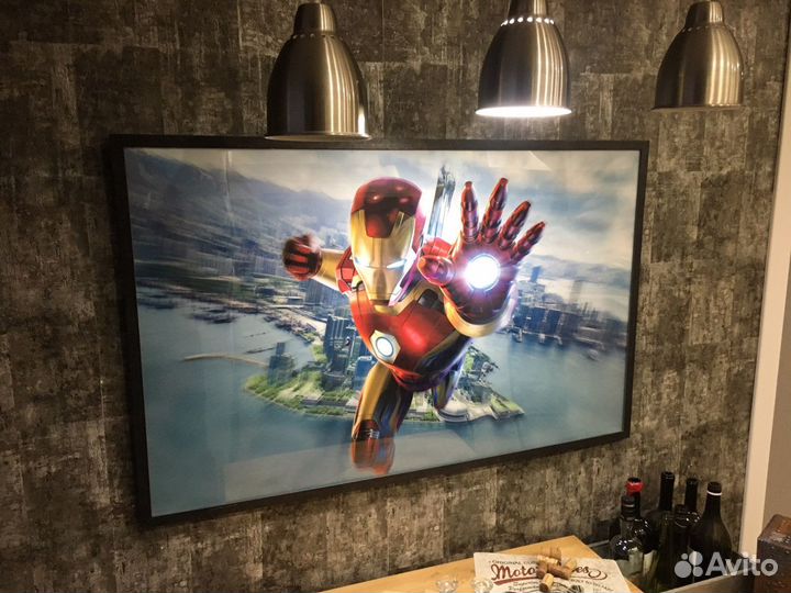 Постер плакат в раме Марвел Железн человек Ironman