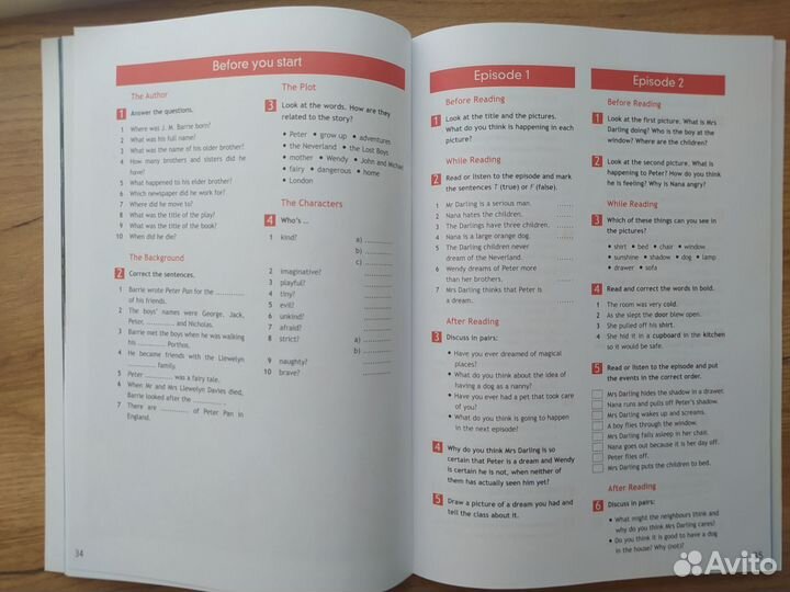 Spotlight 7 Peter Pan Книга для чтения