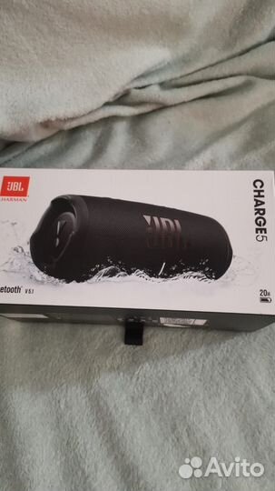 Портативная акустика JBL Charge 5, черный