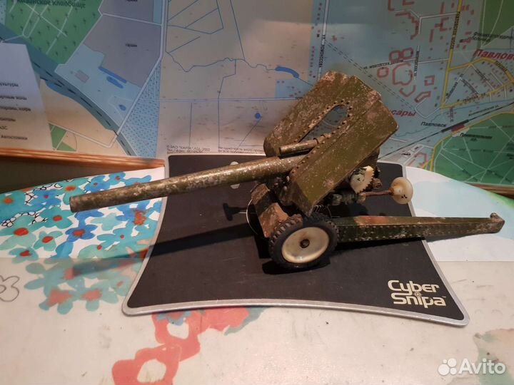 Игрушка пушка СССР