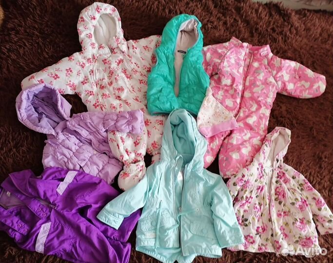 Вещи пакетом на девочку 74-86