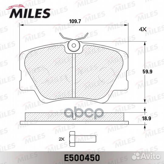 Колодки тормозные mercedes benz W201/W124 без д