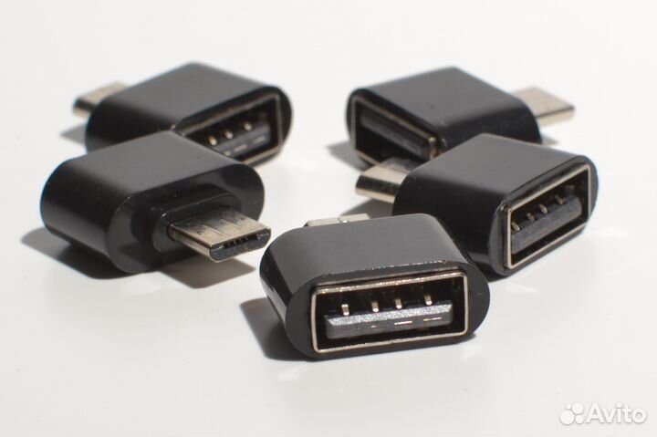 Переходник адаптер micro usb папа usb мама