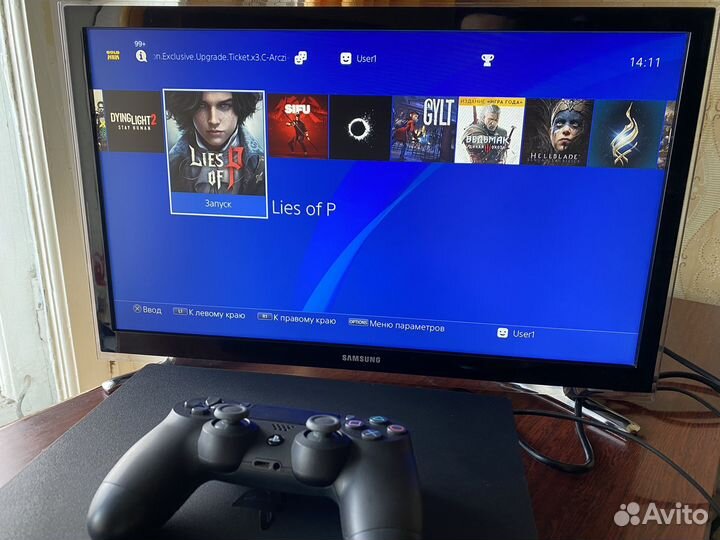Sony PS4 Pro 1Tb прошитая 9.00 1Tb 7218B