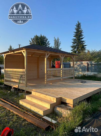 Беседка садовая под ключ