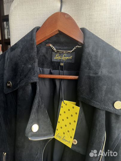 Женская куртка luisa spagnoli (замша)