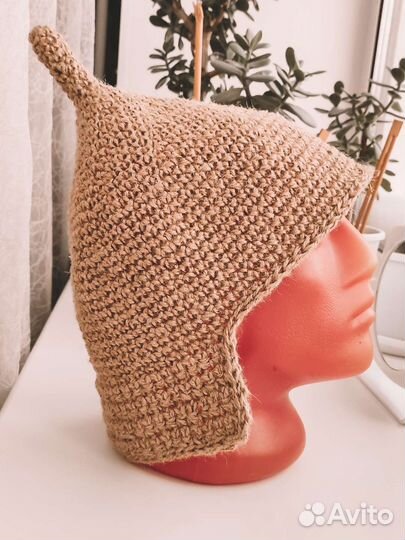 Банная шапка из джута