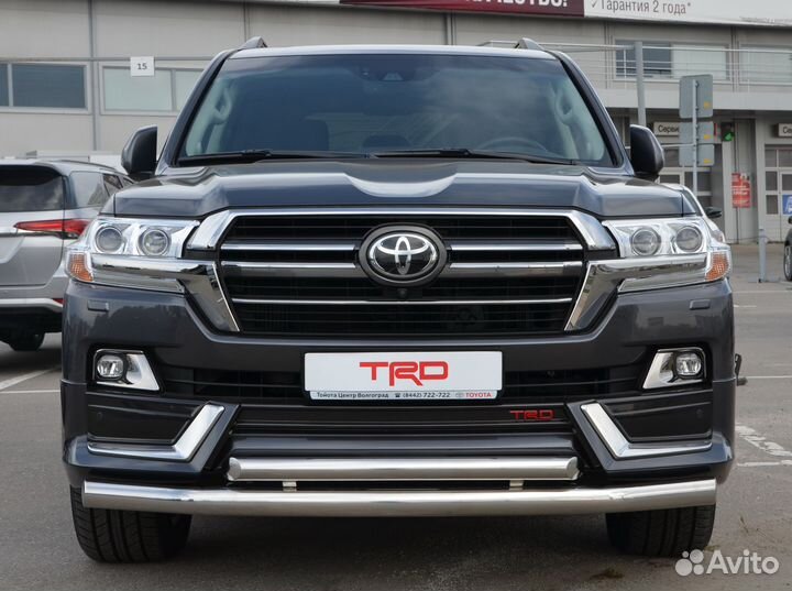 Защита передняя Toyota LC 200 TRD 2019+ двойная