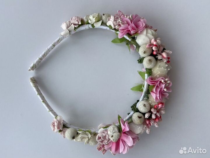 Венок на голову из цветов