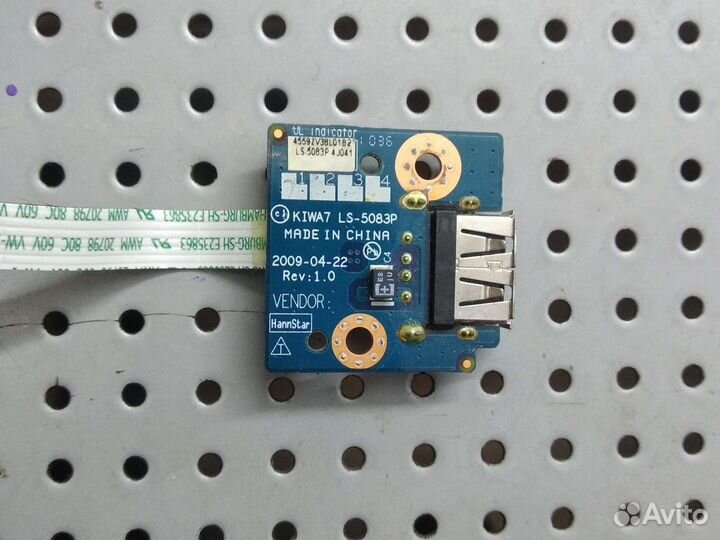 Lenovo G 550/555 плата USB