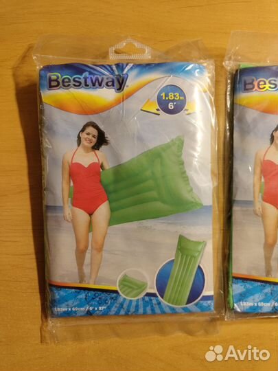 Водный пистолет, надувной матрас, круг, очки