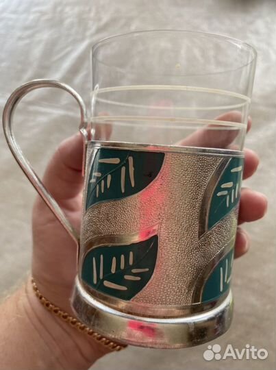 Стаканы с подстаканниками СССР