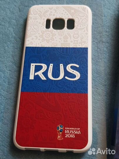 Фирменный Жесткий кейс Russia 2018 для Samsung S8