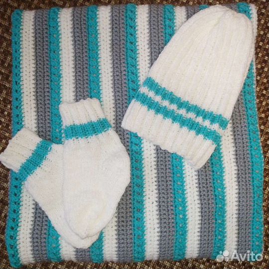 Детский плед ручной работы