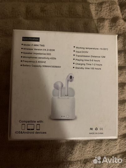 Наушники i7-mini