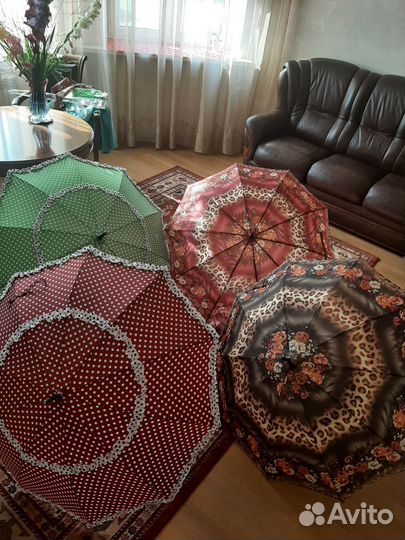 Зонт-трость женский новый