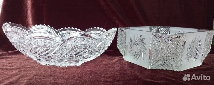 Ваза хрустальная СССР