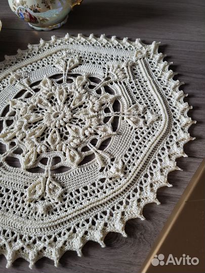Салфетка крючком