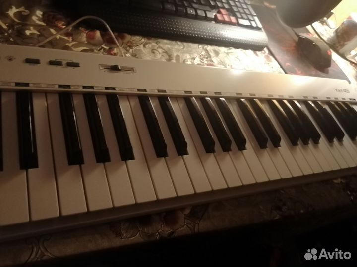 Midi клавиатура axelvox key 49j белая