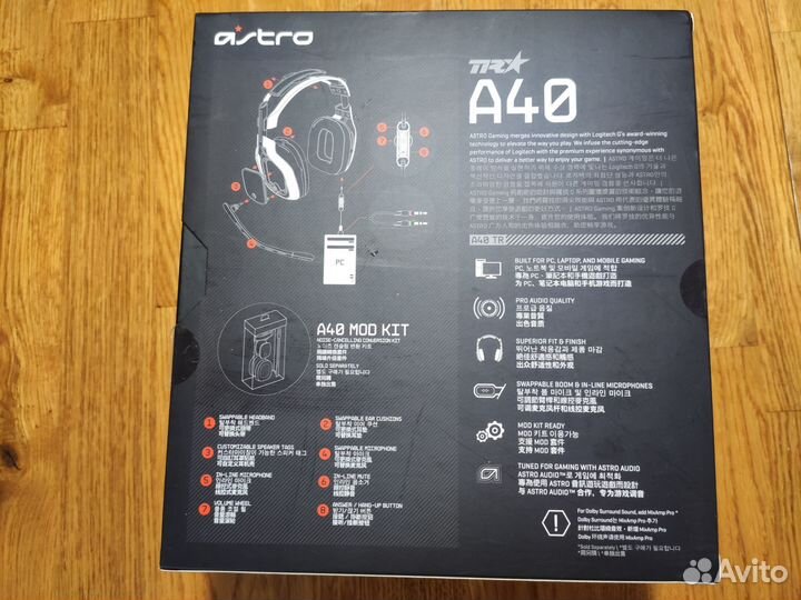 Наушники Logitech Astro A40