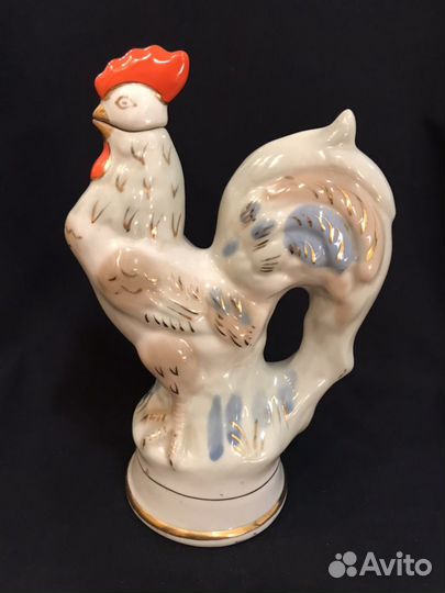 Петух.Статуэтка.Штоф.Городница.Фарфор.СССР