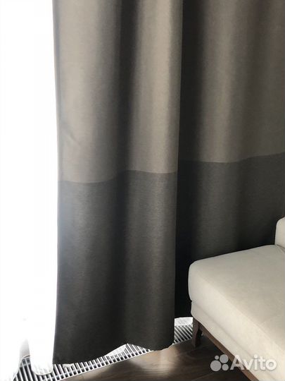 Шторы гардины IKEA marjun марьюн коричневые