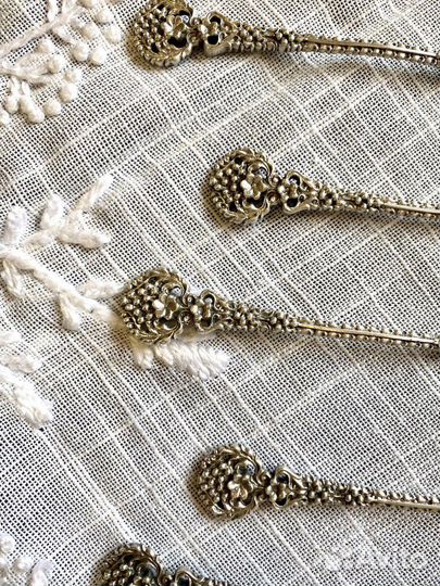 Ажурные ложки серебро СССР