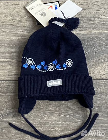 Шапка Reima шерсть 46, 48. Новая