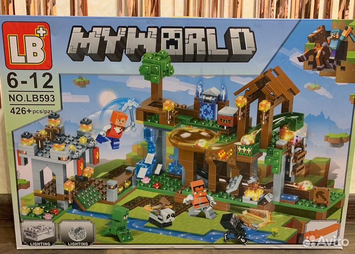 Конструкторы Майнкрафт, Марвел, Дисней