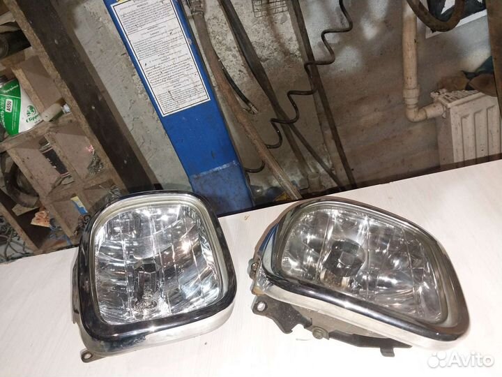 Противотуманные фары Subaru forester sf. Разбор