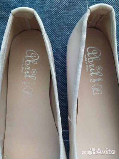 Балетки новые кожаные