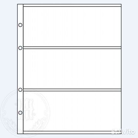 Лист для хранения банкнот, капсулы, холдеры