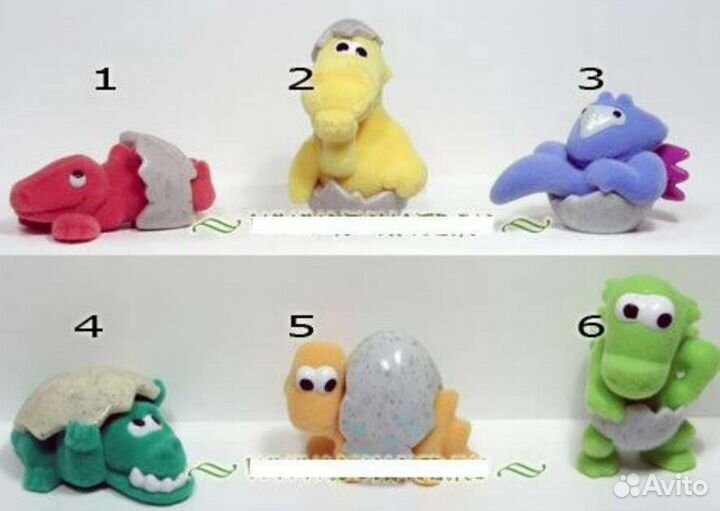 Бархатные динозавры в скорлупках 2008 г.,Серия