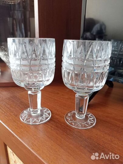 Хрустальные бокалы олимпийские