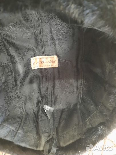 Норковая шапка мужская новая